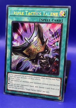 2020 Yugioh Triple Tactics Talent Platinum Secret Rare RA01-EN063 1st Edition NM - Image 3