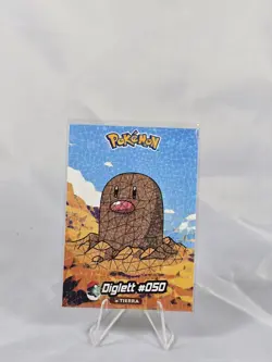 Diglett #50 - Cracked Ice Holo - Crystal Collection 2024 - Pokemon Card - Image 1