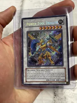Yugioh! Power Tool Dragon CT06-EN001 Secret Rare Limited Edition MP Yu-Gi-Oh! - Image 1