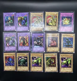 2002 Vintage LOB Yugioh (52 cards) Card Lot w/ Rare + Super Rare LP - Image 1