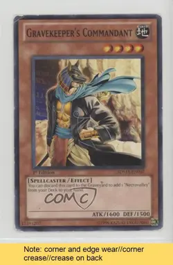 Gravekeeper's Commandant 1st Ed. YuGiOh Marik Structure Deck #SDMA-EN017 0nr3 - Image 1