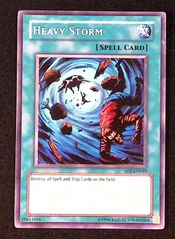 Heavy Storm YuGiOh Structure Deck: Zombie Madness Spell Common - Image 1