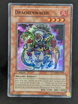Drachenwache ABPF-DE085 1. Auflage Super Rare Deutsch VG YUGIOH - Image 1