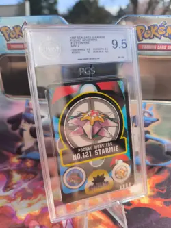 Pokemon Card Starmie Sealdass 1997 Bandai Rare Vintage Japanese PSA / PGS 9.5 - Image 1