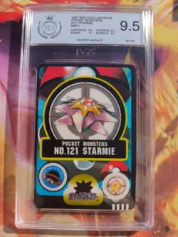 Pokemon Card Starmie Sealdass 1997 Bandai Rare Vintage Japanese PSA / PGS 9.5 - Image 2