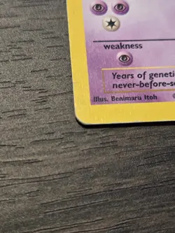 Pokemon Mewtwo Card 14 Black Star Promo 1999 2000 Wizards TCG Nintendo Vtg Rare - Image 3