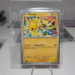 Pikachu Promo 2025 World Championships SVP EN 225 Pokemon Center Card ... - Image 1