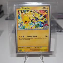 Pikachu Promo 2025 World Championships SVP EN 225 Pokemon Center Card ... - Image 1