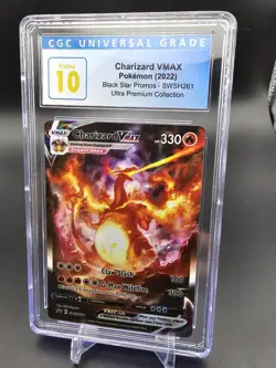 Charizard VMAX SWSH261 Sword & Shield Promo Cards Holo CGC Pristine 10 Blue! - Image 1