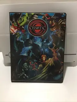 Original WOTC 2008 Chaotic Game Card Holder Book Binder Folder, Made in USA USED - Image 1