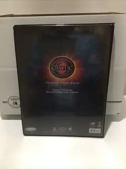 Original WOTC 2008 Chaotic Game Card Holder Book Binder Folder, Made in USA USED - Image 2