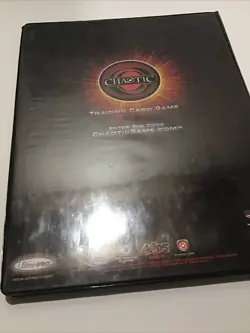 Original WOTC 2008 Chaotic Game Card Holder Book Binder Folder, Made in USA USED - Image 3