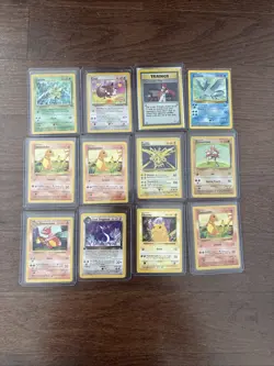 HUGE Lot Of 12 VINTAGE Pokemon Cards Shadowless/first Edition/ Base Set Cards!!! - Image 1