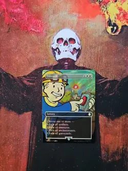 MTG Magic Surge Foil Farewell NM Unplayed Fallout Universes Beyond Magic Card - Image 1