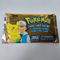 Pokemon Topps Trading Cards TV Animation Edition: Series 1 (1 Sealed Pack) - Image 1