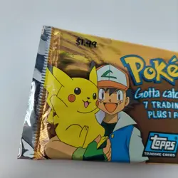 Pokemon Topps Trading Cards TV Animation Edition: Series 1 (1 Sealed Pack) - Image 2