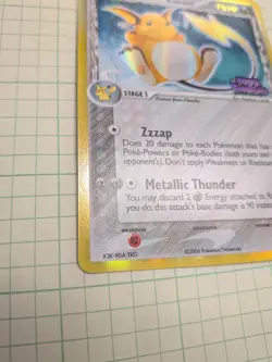 Pokemon TCG Raichu 15/110 ex Holon Phantoms Reverse Holo Stamped NM - Image 3
