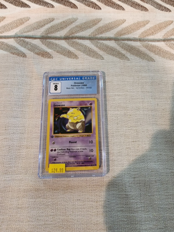 Pokemon TCG Base Set 1st Edition Drowzee, CGC graded 8, NM/Mint! - Image 1