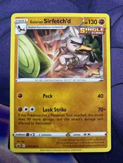 Pokemon TCG Chilling Reign Galarian Sirfetch’d 079/198 - Image 1
