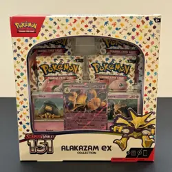 Pokemon Scarlet & Violet 151 Alakazam EX Collection Booster Box Factory Sealed - Image 1