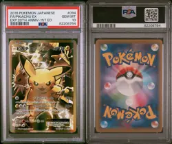 PSA 10 Gem Mint Pikachu EX Full Art Holo XY 20th CP6 Secret Rare Pokemon Card 94 - Image 3