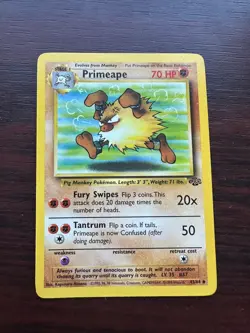 Pokemon TCG Primeape Jungle Card 43/64 Regular - Image 2