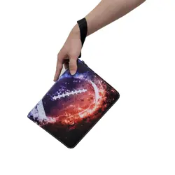 Football Card Binder, 4 Pocket Sport Card Binder 400 Pockets Trading Cards Co... - Image 3