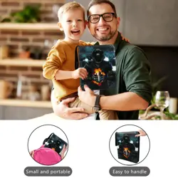 Football Card Binder 4 Pocket Fits 400 Cards with 50 Removable Sleevesves, Tr... - Image 5