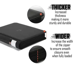 Premium 1024 Pockets Card Binder,Label Design,16 Pockets Trading Card Binder ... - Image 4