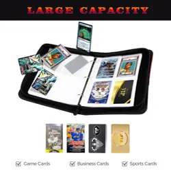 Football Card Binder with Sleeves 400 Pockets, Collectible Football Card Albu... - Image 5