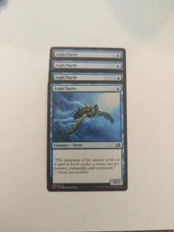 (4) Aegis Turtle *PLAYSET* Ikoria: Lair of Behemoths Regular NM MTG - Image 1