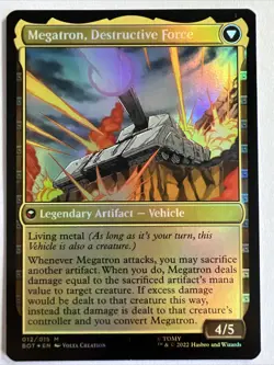 Megatron, Tyrant (Foil BOT) MTG Magic the Gathering - Image 2
