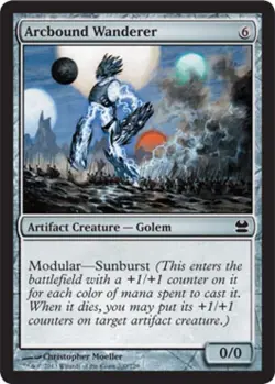 Arcbound Wanderer -Foil Medium Play MTG Modern Masters - Image 1