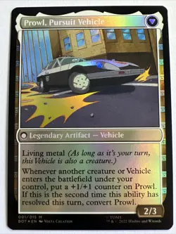 FOIL Prowl, Stoic Strategist x 1 - Transformers - NM - MTG Magic: the Gathering - Image 2