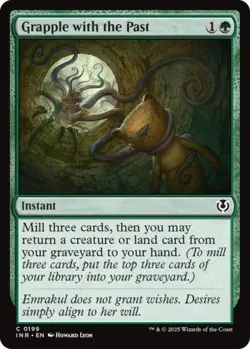 Grapple with the Past -Foil Medium Play MTG Innistrad Remastered - Image 1