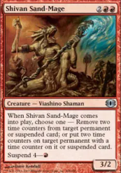 MTG magic cards 1x Shivan Sand-Mage Future Sight NM-Mint, English - Image 1