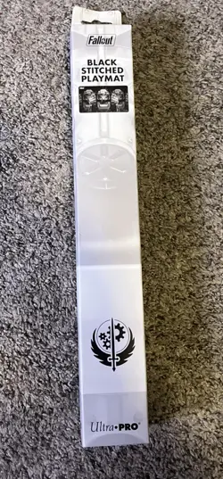 Ultra Pro Brotherhood Of Steel Black-Stitched Playmat For Fallout - Mtg Pre - Image 1