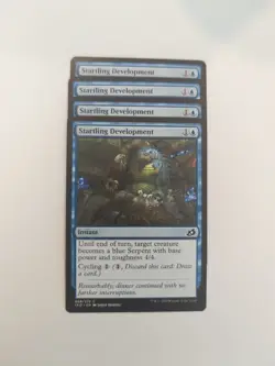(4) Startling Development *PLAYSET* Ikoria: Lair of Behemoths Regular NM MTG - Image 1