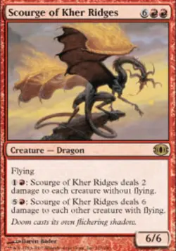 MTG magic cards 1x Scourge of Kher Ridges Future Sight Light Play, English - Image 1