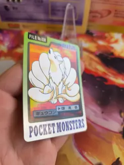 Pokemon Karte Card Pocket Monsters Carddass 1997 japanese Exc Ninetales Vulnona - Image 3