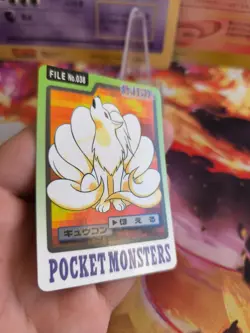 Pokemon Karte Card Pocket Monsters Carddass 1997 japanese Exc Ninetales Vulnona - Image 4