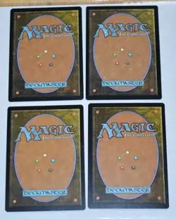 MTG 4x FOIL Blue Sorcery Reverse Engineer, Serum Visions, Drag Under & More - Image 3