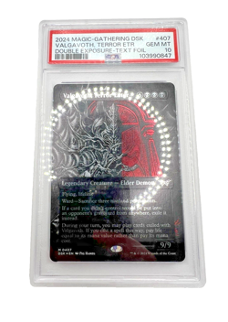 MTG Valgavoth, Terror Eater (#407, Duskmourn, Textured Foil) PSA GEM MINT 10 - Image 1