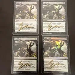 MTG: Signed By Artist - FOIL Fatal Push - Aether Revolt - Spotlight Series - - Image 1