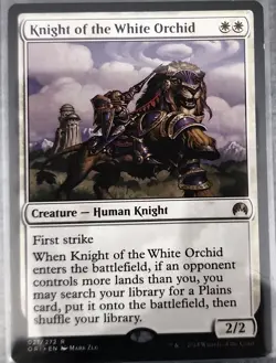 MTG Knight of the White Orchid Magic Origins Regular - Image 1