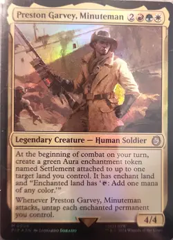 MTG Preston Garvey, Minuteman Universes Beyond: Fallout Foil - Image 1