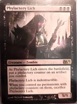 MTG Phylactery Lich Core Set 2013 (M13) Regular - Image 1