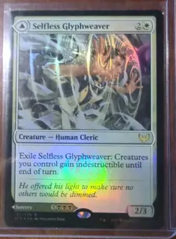 MTG Selfless Glyphweaver (Extended Art) Strixhaven: School of Mages Foil - Image 1