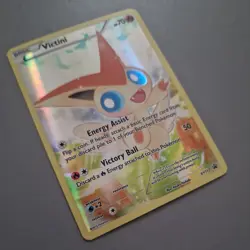 Pokemon Victini XY117 Black Star Promo Full Art Card Near Mint Condition - Image 3