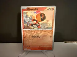 2024 Pokemon TCG Charcadet 032 Surging Sparks Reverse Holo Card NM+ - Image 1